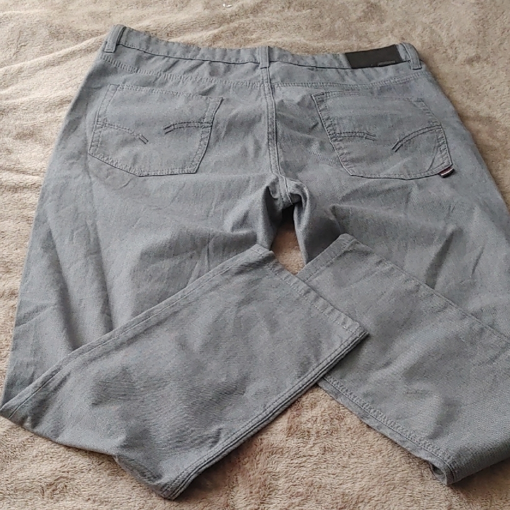 Strellson Liam Charcoal Gray Straight Leg Pants Sz 36